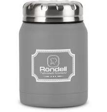 Термос для напитков/еды Rondell Picnic RDS-943 0.5л. серый картонная коробка