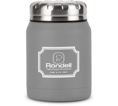 Термос для напитков/еды Rondell Picnic RDS-943 0.5л. серый картонная коробка