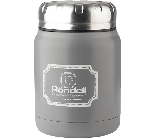 Термос для напитков/еды Rondell Picnic RDS-943 0.5л. серый картонная коробка