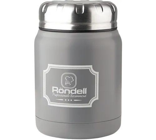 Термос для напитков/еды Rondell Picnic RDS-943 0.5л. серый картонная коробка