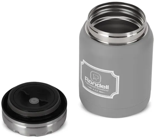Термос для напитков/еды Rondell Picnic RDS-943 0.5л. серый картонная коробка