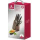 Набор ножей кухон. Rondell RD-984 компл.:7предм. подставка/ножницы коричневый подар.коробка
