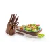 Набор ножей кухон. Rondell RD-984 компл.:7предм. подставка/ножницы коричневый подар.коробка