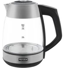 Чайник электрический Rondell RDE-1004 1.7л. 2200Вт корпус: стекло/металл