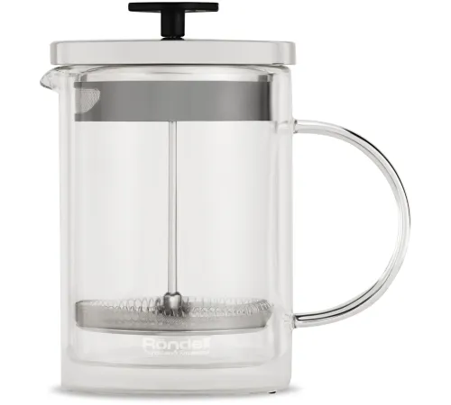 Френч-пресс Rondell Dual RDS-1063 0.8л стальной Френч-пресс Rondell Dual RDS-1063 0.8л стальной