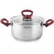 Кастрюля Rondell Heidi RDS-1114, 4.8л, с крышкой, 24см, стальной