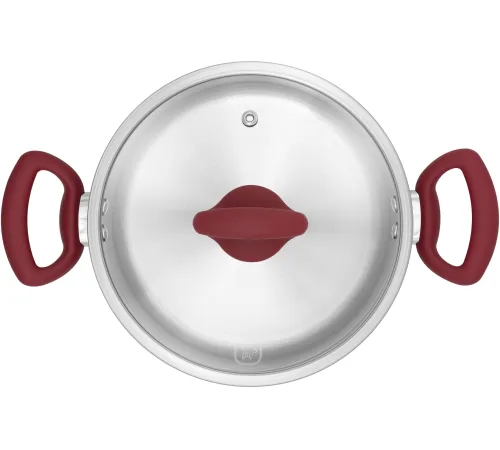Кастрюля Rondell Heidi RDS-1114, 4.8л, с крышкой, 24см, стальной