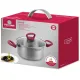 Кастрюля Rondell Heidi RDS-1114, 4.8л, с крышкой, 24см, стальной