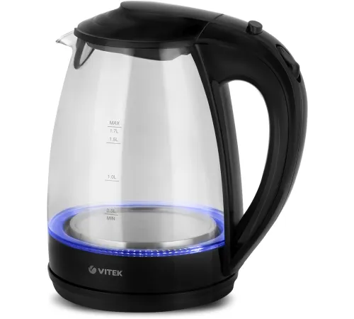 Чайник электрический Vitek VT-1122 1.7л. 2200Вт прозрачный корпус: стекло/пластик Чайник электрический Vitek VT-1122 1.7л. 2200Вт прозрачный корпус: стекло/пластик