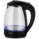 Чайник электрический Vitek VT-1122 1.7л. 2200Вт прозрачный корпус: стекло/пластик