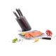 Набор ножей кухон. Rondell RD-1130 компл.:6предм. с подставкой черный подар.коробка