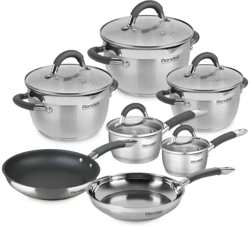 Набор посуды 12 предм. Flamme Rondell RDS-1187 Набор посуды 12 предм. Flamme Rondell RDS-1187