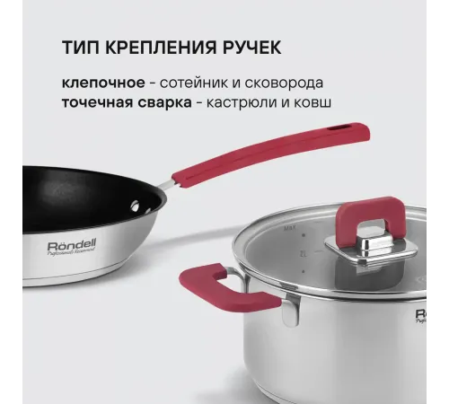 Набор посуды Rondell Savvy RDS-1189 10 предметов Набор посуды Rondell Savvy RDS-1189 10 предметов