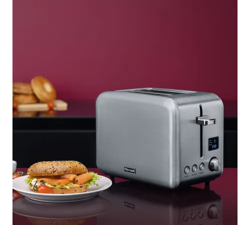 Тостер Rondell RDE-1203 950Вт стальной Тостер Rondell RDE-1203 950Вт стальной