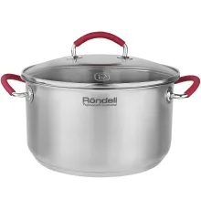 Кастрюля Rondell Sorge RDS-1221 5.1л. d=24см (с крышкой) стальной