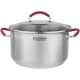 Кастрюля Rondell Sorge RDS-1221 5.1л. d=24см (с крышкой) стальной