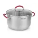 Кастрюля Rondell Sorge RDS-1221 5.1л. d=24см (с крышкой) стальной