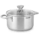 Кастрюля Rondell Merkur RDS-1224 5.1л. d=24см (с крышкой) стальной