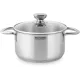 Кастрюля Rondell Merkur RDS-1224 5.1л. d=24см (с крышкой) стальной