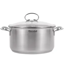Кастрюля Rondell Zart RDS-1227 5.1л. d=24см (с крышкой) стальной