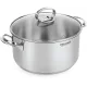 Кастрюля Rondell Zart RDS-1227 5.1л. d=24см (с крышкой) стальной