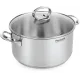 Кастрюля Rondell Zart RDS-1227 5.1л. d=24см (с крышкой) стальной