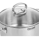 Кастрюля Rondell Zart RDS-1227 5.1л. d=24см (с крышкой) стальной