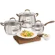 Кастрюля Rondell Konzept RDS-1230 6л. d=22см (с крышкой) стальной