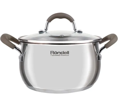 Кастрюля Rondell Konzept RDS-1229 3.3л. d=20см (с крышкой) стальной Кастрюля Rondell Konzept RDS-1229 3.3л. d=20см (с крышкой) стальной
