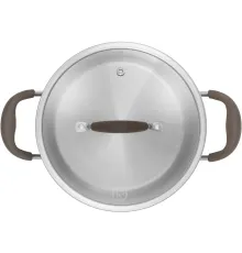 Кастрюля Rondell Konzept RDS-1230 6л. d=22см (с крышкой) стальной