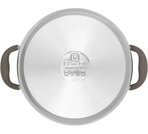 Кастрюля Rondell Konzept RDS-1230 6л. d=22см (с крышкой) стальной Кастрюля Rondell Konzept RDS-1230 6л. d=22см (с крышкой) стальной