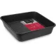 Форма для выпечки Rondell Loft Professional RDF-1313 квадр. 24x24x5.2см сталь черный