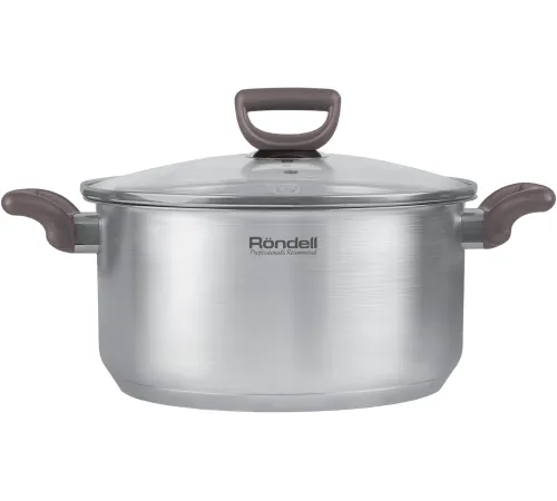 Кастрюля Rondell Fest RDS-1322 2.8л. d=20см (с крышкой) стальной Кастрюля Rondell Fest RDS-1322 2.8л. d=20см (с крышкой) стальной