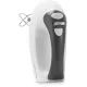 Миксер ручной Maxwell MW-1356 300Вт белый