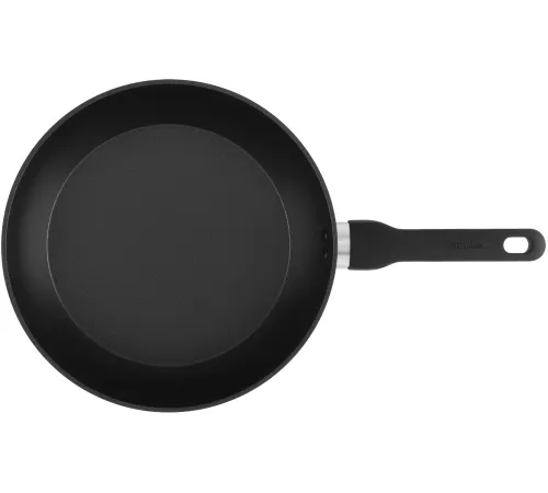 Сковорода Rondell Frank RDA-1374, круглая 28см, покрытие: Xylan Plus ручка несъемная (с крышкой), черный