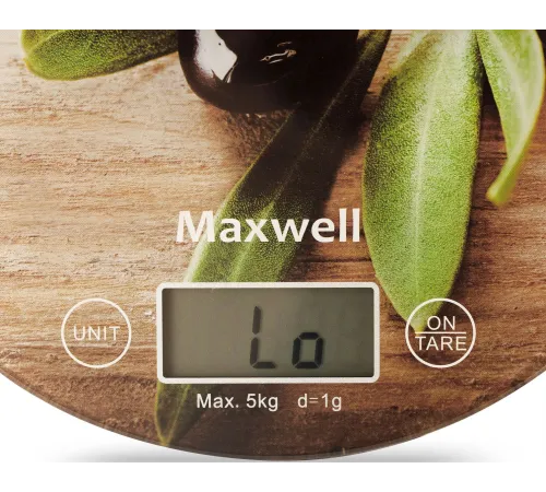 Весы кухонные электронные Maxwell MW-1468 макс.вес:5кг коричневый Весы кухонные электронные Maxwell MW-1468 макс.вес:5кг коричневый
