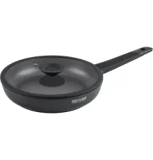 Сковорода Rondell Walzer Kontur круглая 28см (с крышкой) серый (RDA-1488)