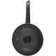 Сковорода ВОК (WOK) Rondell Kontur RDA-1489 круглая 28см покрытие: Xylan Plus ручка несъемная (с крышкой) графитовый