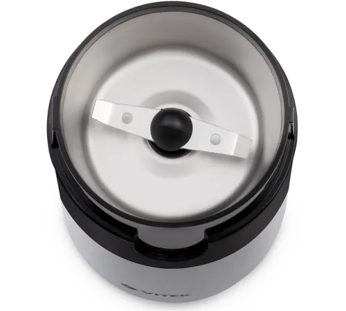Кофемолка Vitek VT-1540 SR 120Вт сист.помол.:ротац.нож вместим.:40гр серебристый Кофемолка Vitek VT-1540 SR 120Вт сист.помол.:ротац.нож вместим.:40гр серебристый