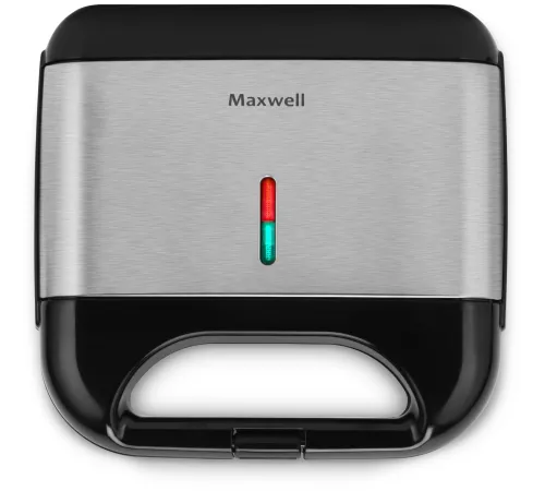 Сэндвичница Maxwell MW-1553 800Вт стальной/черный Сэндвичница Maxwell MW-1553 800Вт стальной/черный