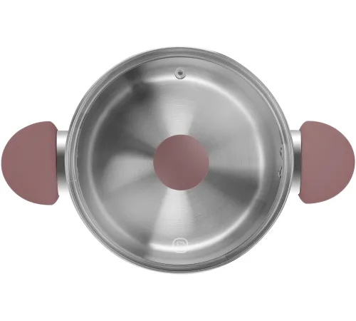 Кастрюля Rondell Bueno RDS-1588 4.8л. d=24см (с крышкой) стальной Кастрюля Rondell Bueno RDS-1588 4.8л. d=24см (с крышкой) стальной