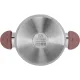 Кастрюля Rondell Bueno RDS-1588 4.8л. d=24см (с крышкой) стальной