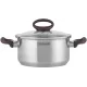 Кастрюля Rondell Tierno RDS-1592 2.8л. d=20см (с крышкой) стальной