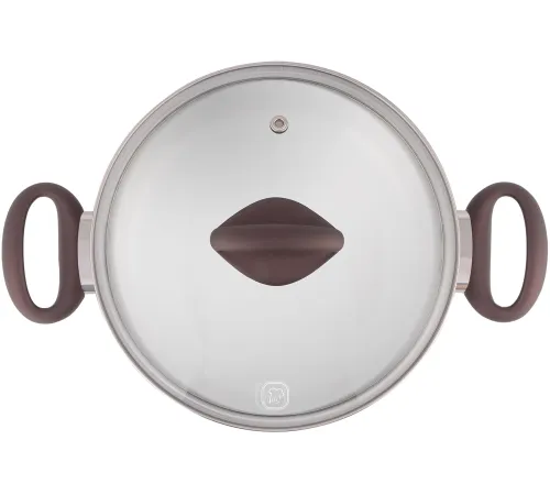 Кастрюля Rondell Tierno RDS-1592 2.8л. d=20см (с крышкой) стальной Кастрюля Rondell Tierno RDS-1592 2.8л. d=20см (с крышкой) стальной