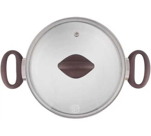 Кастрюля Rondell Tierno RDS-1591 2л. d=18см (с крышкой) стальной Кастрюля Rondell Tierno RDS-1591 2л. d=18см (с крышкой) стальной