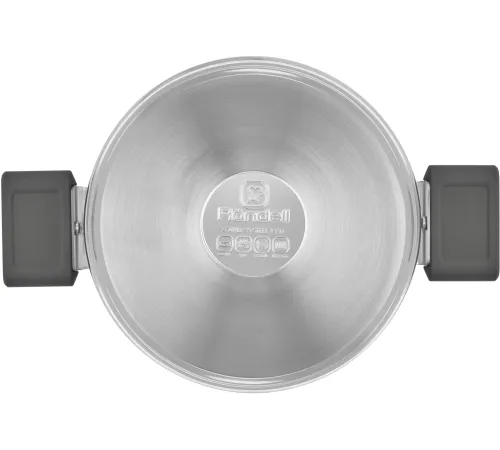 Кастрюля Rondell Quadro RDS-1597 5.1л. d=24см (с крышкой) стальной