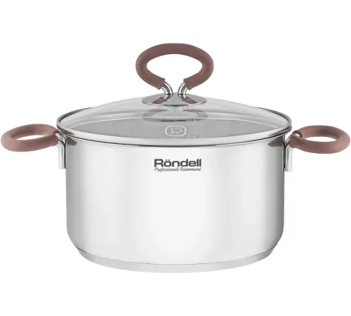 Кастрюля Rondell Etery RDS-1599 3.1л. d=20см (с крышкой) стальной Кастрюля Rondell Etery RDS-1599 3.1л. d=20см (с крышкой) стальной