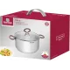 Кастрюля Rondell Etery RDS-1600 5.1л. d=24см (с крышкой) стальной