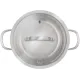 Кастрюля Rondell Calypso RDS-1672 5.8л. d=22см (с крышкой) стальной