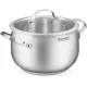 Кастрюля Rondell Calypso RDS-1672 5.8л. d=22см (с крышкой) стальной